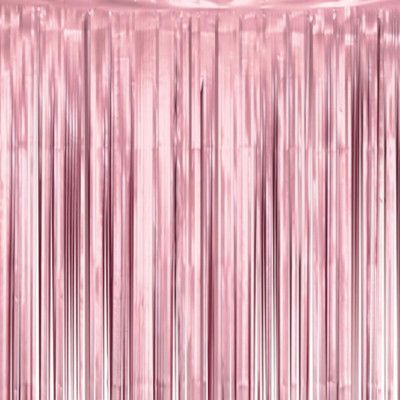 Glitterdraperi Matt Rosa