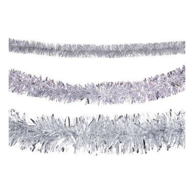 Glittergirlang Silver - 12 x 200 cm