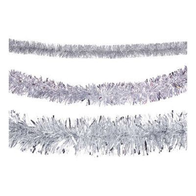 Glittergirlang Silver - 5 x 200 cm