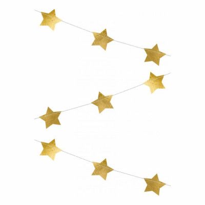 Guldfärgad Stjärngirlang