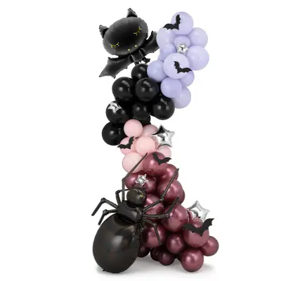 Halloween Ballongbåge/Girlang Mix 210x120cm