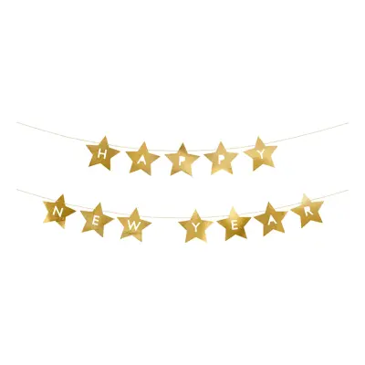 Happy New Year Girlang Stjärnor