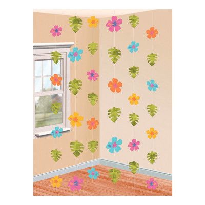 Hibiscus Hängande Dekoration - 6-pack