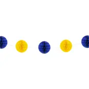 Honeycomb Girlang Blå/Gul