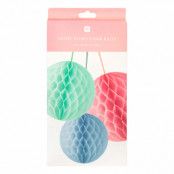 Honeycombs Pastell Mix - 3-pack