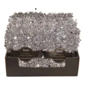 Julgransglitter Silver med Stjärnor