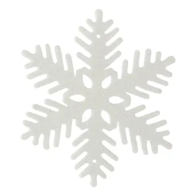 Julhängen Snöflinga Vit - 6-pack