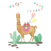 Kalaspåsar Llama - 6-pack