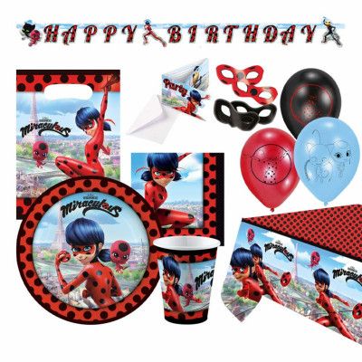 Kalaspaket Miraculous - 8 personer