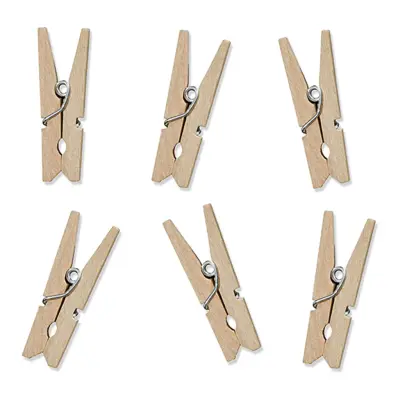 Klädnypor Mini Trä - 10-pack