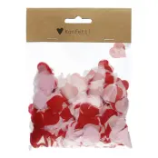 Konfetti Hjärtan Rosa & Röd - 18 g