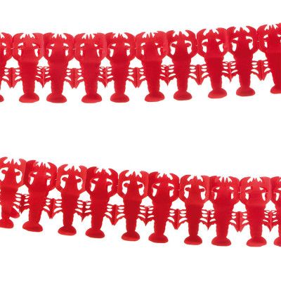 Kräftskiva girlang kräftor 360 cm