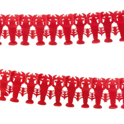 Kräftskiva girlang kräftor 360 cm