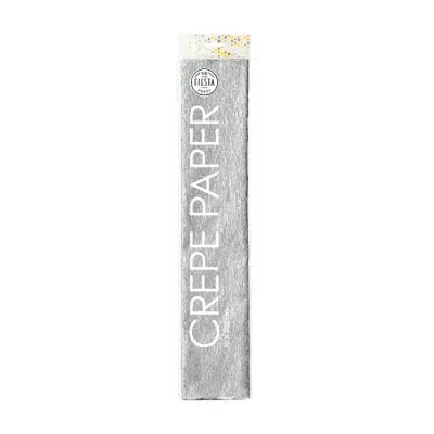 Kräppapper 50x250 cm - silver