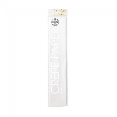 Kräppapper 50x250 cm - vit