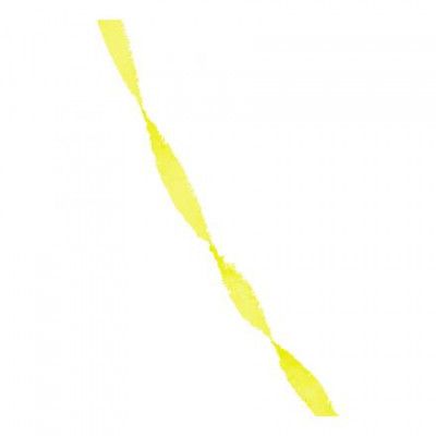 Kräppapper Girlang Gul