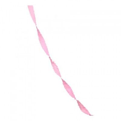 Kräppapper Girlang Rosa