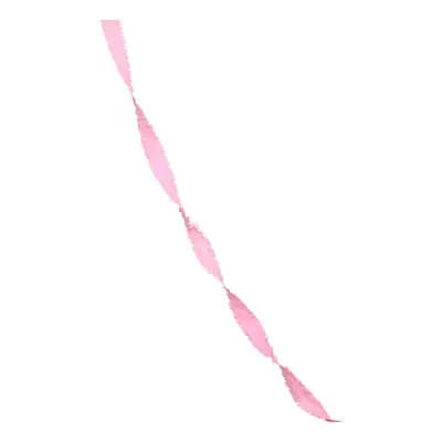 Kräppapper Girlang Rosa