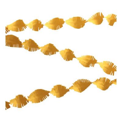 Kräppgirlang Gul - 24 meter