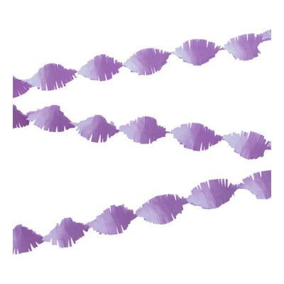 Kräppgirlang Ljuslila - 24 meter