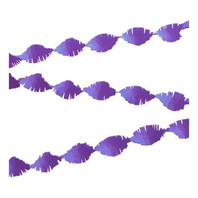 Kräppgirlang Violett - 24 meter