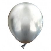 Latexballonger Mini Krom Silver - 25-pack