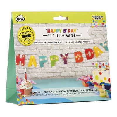 LED-Girlang Happy Birthday