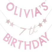 Namngirlang Birthday med Siffra Rosa