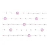 Pärlgirlang Rosa - 5-pack