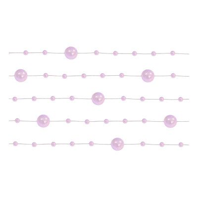 Pärlgirlang Rosa - 5-pack