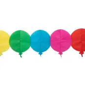 Pappersgirlang Ballonger 6m