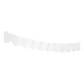 Pappersgirlang Hjärtan Vit