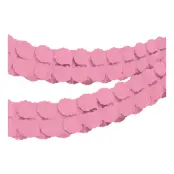 Pappersgirlang Ljusrosa
