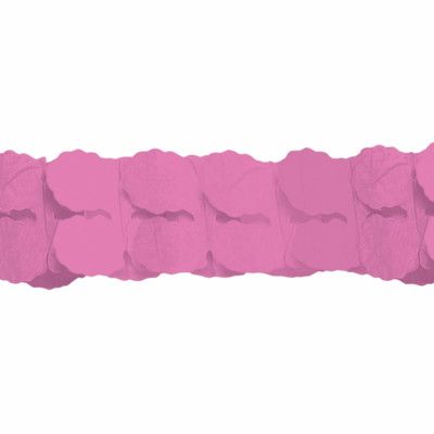 Pappersgirlang Neonrosa