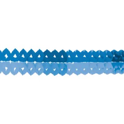 Pappersgirlanger Blå Mini - 2-pack