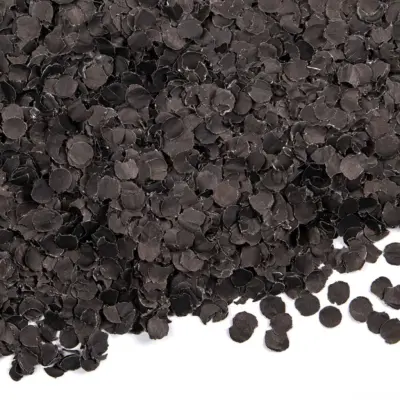 Papperskonfetti Svart - 1 kg