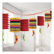 Papperslyktor Girlang Fiesta