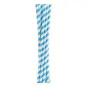 Papperssugrör Shake Blå Randiga - 10-pack