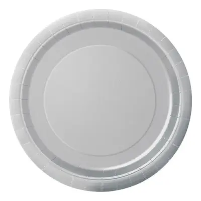 Papperstallrikar Silver - 16-pack