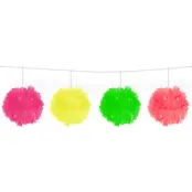 Pompom Girlang neon 3 m