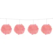 Pompom Girlang rosa 3 m