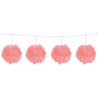 Pompom Girlang rosa 3 m
