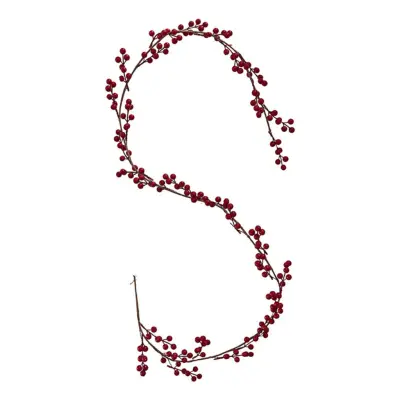 Röda Bär Girlang Dekoration