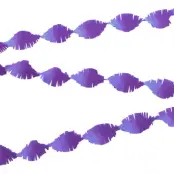 Kräppgirlang Violett - 6 meter