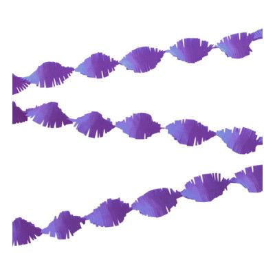 Kräppgirlang Violett - 6 meter
