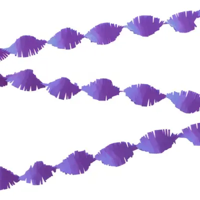 Kräppgirlang Violett - 6 meter