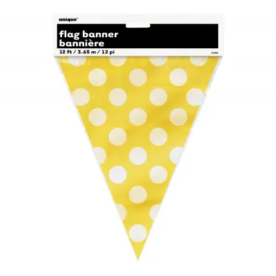 Flaggirlang Prickig Gul