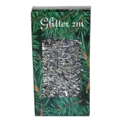 Julgransglitter Silver - 2 meter