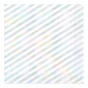 Servetter Randiga Holografiska