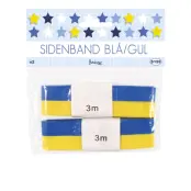 Sidenband Gul/Blå - 25 mm